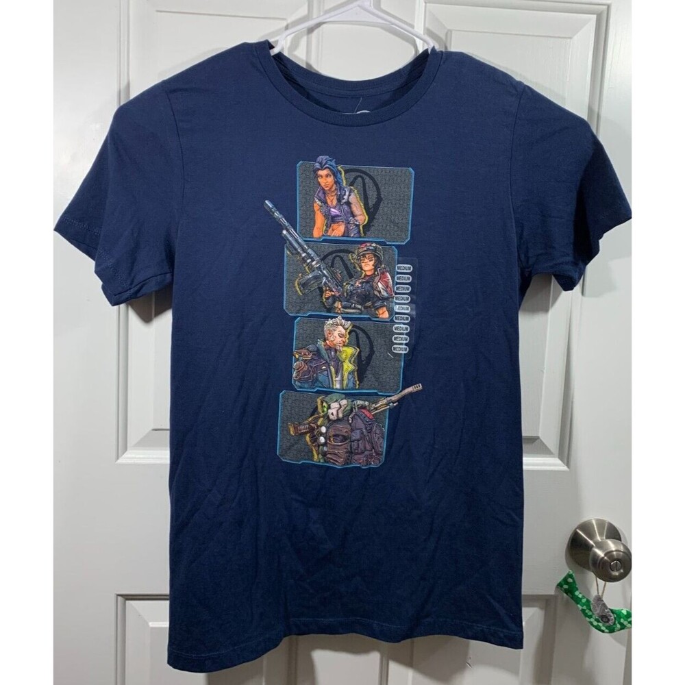 NEW W/O TAG Borderlands 3 2019 Gearbox Take Two Blue Medium (M) T-Shirt